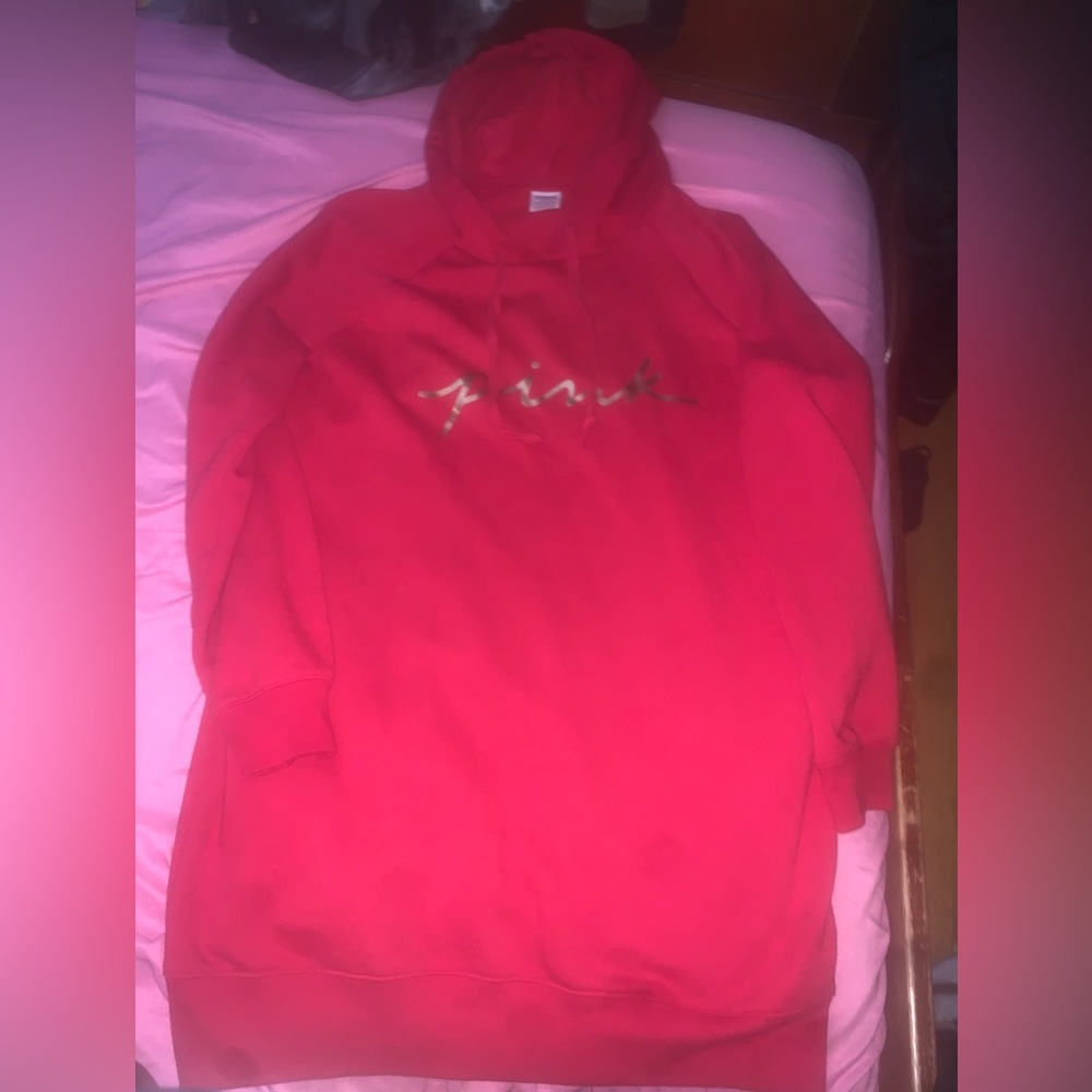 BRAND NEW VS PINK SIZE M SWEATER DRESS